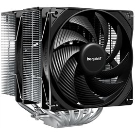 be quiet! Pure Rock Pro 3 Silver ventirad radiateur, très haute performance de refroidissement, 6 caloducs plaqués nickel 6 mm h