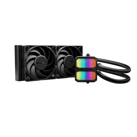 be quiet! Silent Loop 3 240mm système de refroidissement, plaque froide usinée avec haute précision, 2 ventilateurs Silent Wings