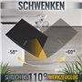 RICOO Support Mural pour Enceinte LH433-W SONOS® Play 3 Fix ation Murale inclinable et orientable réglable Haut-Parleur TV Encei