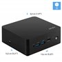 MSI Cubi NUC 1MG-023DE Mini-PC Intel Core 3 100U, Intel UHD Grafik, 8GB DDR5 RAM, 256GB M.2 SSD, WIFI6E, BT 5.3,