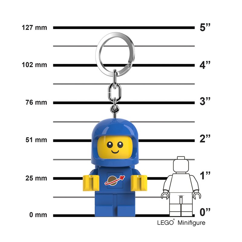 Image secondaire de Lego Mini figurines – Grand porte-clés lumineux de 5,7 cm de haut – Spacebaby (KE210H), blanc