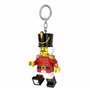 Lego Porte-clés avec lumière LED Motif casse-noisette, blanc, 9cm