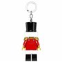 Lego Porte-clés avec lumière LED Motif casse-noisette, blanc, 9cm