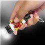 Lego Porte-clés avec lumière LED Motif casse-noisette, blanc, 9cm