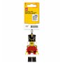 Lego Porte-clés avec lumière LED Motif casse-noisette, blanc, 9cm