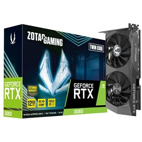 ZOTAC Carte Graphique, Gaming GEFORCE RTX 3060 Twin Edge OC 12GB GDDR6