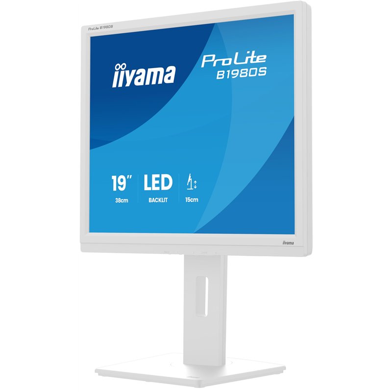Image secondaire de iiyama Moniteur de Bureau, B1980S-W1-19, TN, 1280 x 1024/75 Hz, 1H1DP, Has