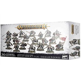 Games Workshop Warhammer AoS - Soulblight Gravelords Deathrattle Skeletons 99120207091 Noir