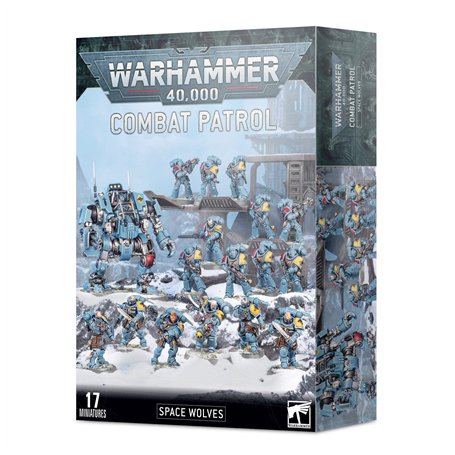 Games Workshop Warhammer 40k - Patrouille Space Wolves 99120101332 Noir