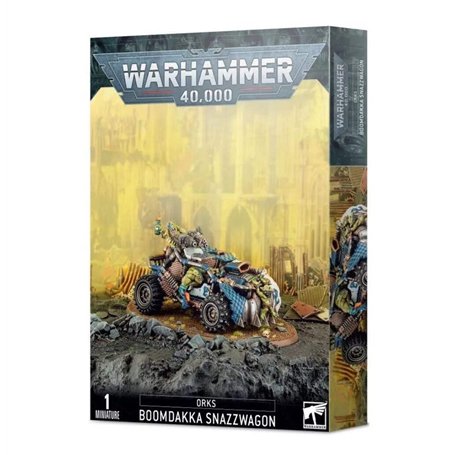 Games Workshop - Warhammer 40k Ork Boomdakka Snazzwagon - Miniature - Vert - Classique - Male - Age 96+