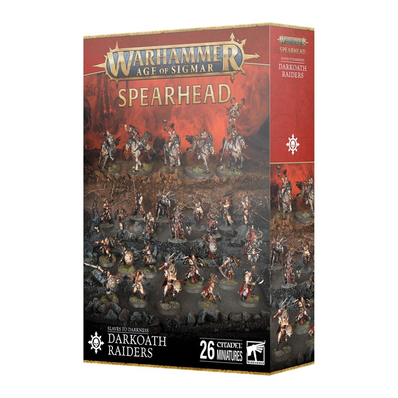Games Workshop - Warhammer - Age of Sigmar - Tête de lance : esclaves à l'obscurité - Darkoath Raiders (modèle en plastique)