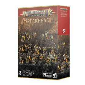 WARHAMMER AGE OF SIGMAR SPEARHEAD ORRUK WARCLANS IRONJAWZ BIGMOB