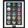 GB eye - POKEMON Tirage encadré Pokéballs