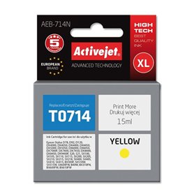 Activejet AEB-714N Cartouche d'encre 1 pièce(s) Compatible Rendement élevé (XL) Jaune