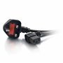 Cables To Go Câble d'alimentation universel 90° 5m