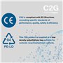 Cables To Go Câble d'alimentation universel 90° 5m