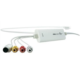 Elgato Video Capture – Périphérique de capture USB 2.0 simple d'utilisation, conversion analogique-numérique avec adaptateur VHS
