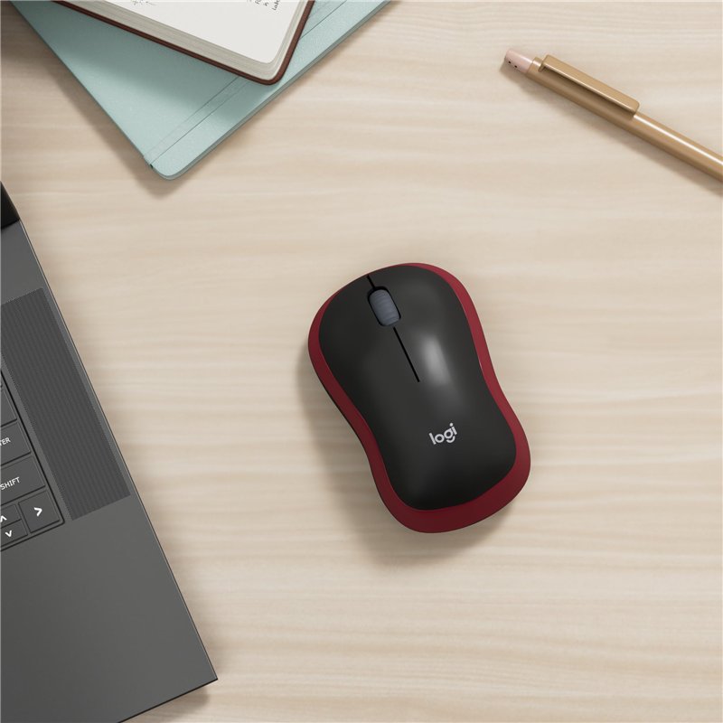 Image secondaire de Logitech M185 Souris Sans Fil, 2.4 GHz avec Mini Récepteur USB, Longévité de la Pile 12 Mois, Résolution du Capteur 1000 PPP, Am