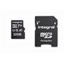 Integral Carte Mémoire 32 Go microSDxC Premium Haute Vitesse jusqu'à 100 Mo/s en Lecture, 30 Mo/s en Ecriture, V30 UHS-I U3 + Ad
