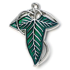 The Lord of The Rings Pin's La Feuille de Lorien - Bleu - LRPB0005, taille unique, Zinc