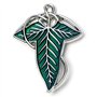 The Lord of The Rings Pin's La Feuille de Lorien - Bleu - LRPB0005, taille unique, Zinc