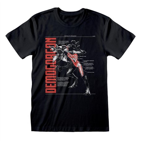 Stranger Things D0800198 T-Shirt, Noir, XL Mixte