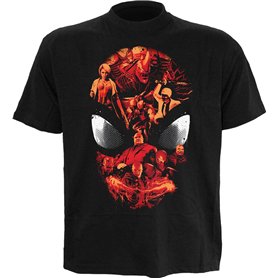 Spiderman D0800305 T-Shirt, Noir, M Mixte