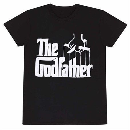 T Shirt à Manches Courtes The Godfather Logo Noir Unisexe