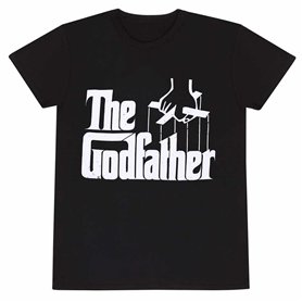 T Shirt à Manches Courtes The Godfather Logo Noir Unisexe