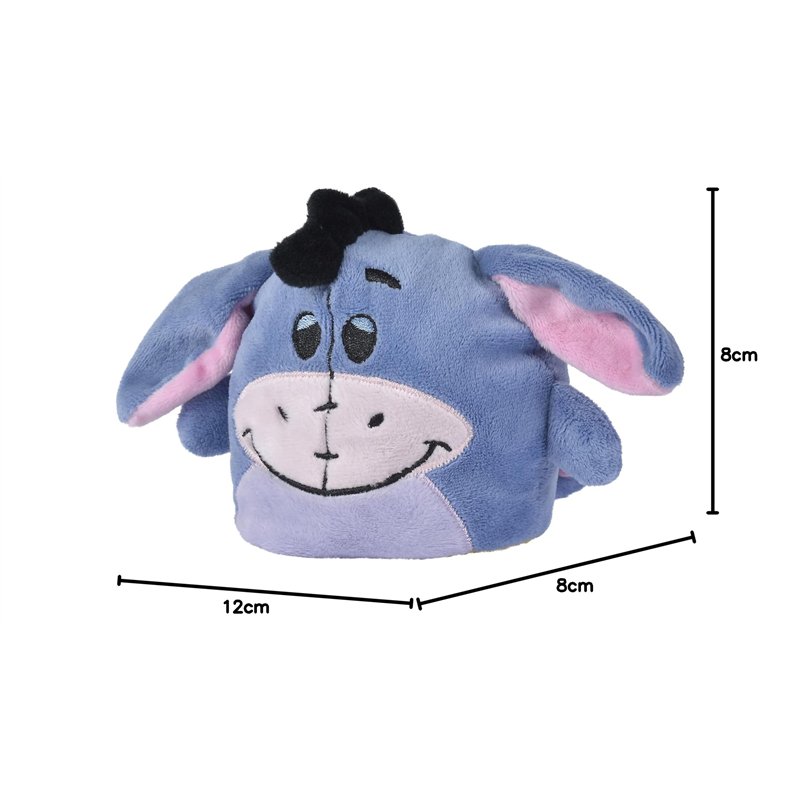 Image secondaire de Disney - Winnie l'ourson, Winnie & Bourriquet, réversible, 8cm, Peluche, à partir de 0 Mois