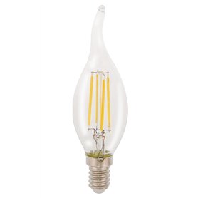 Ampoule flamme - rétro à filament LED HQ E14 4W 345lm (Température Couleur 2700 K)