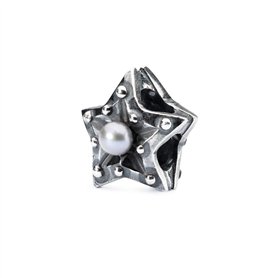 Trollbeads Perle en Argent 925 étoile de Focus, Argent Sterling, Perle