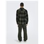 ONLY & SONS Onscedric Life Check Overshirt Noos Veste Chemise, Marron, M Hommes
