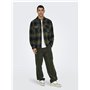 ONLY & SONS Onscedric Life Check Overshirt Noos Veste Chemise, Marron, M Hommes