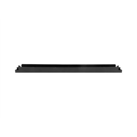 Lanberg Cache obturateur 19" 1U Ignifuge, Noir