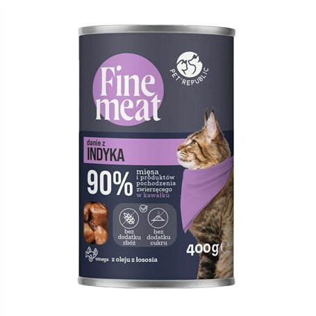 PETREPUBLIC Fine Meat Nourriture pour Chat 400 g