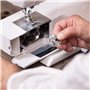 2 Pièces Boîte à Canette pour Machine à Coudre, 8 Pièces Bobine en Métal, Compatible pour Singer Janome Brother Machine à Coudre