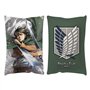 PopBuddies Coussin Attack on Titan Levi - 35 x 50 cm - Original et sous Licence - Blanc