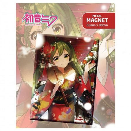 PopBuddies Aimant en métal Hatsune Miku Winter