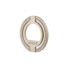 GUESS GUMRSALDGD Support pour bague avec strass dorés
