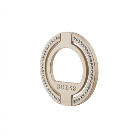 GUESS GUMRSALDGD Support pour bague avec strass dorés