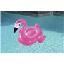 Bestway Bouée gonflable géante flamant rose diamètre Rose 135 x 11