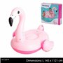 Bestway Bouée gonflable géante flamant rose diamètre Rose 135 x 11