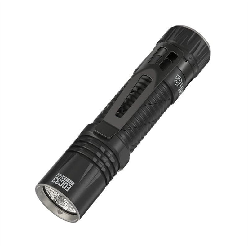 Nitecore EDC33-4000 lumens, USB-C, Batterie 4000 mAh, portée d'éclairage 450 m, Noir