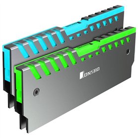 Lot de 2 Dissipateurs Thermiques pour Mémoire Ram Jonsbo NC-2 RGB (Argent)