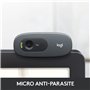 Logitech HD Webcam C270 - Webcam - Couleur - 1280 x 720 - Audio - USB 2.0 Noir