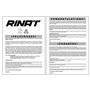 RINAT Egotiko Avenger Gravity Gants de Gardien de But pour Adulte Bleu Taille 9