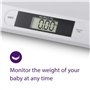 Plastorex Topcom Pèse-bébé WG-2490, capacité 20 kg, convient également aux petits animaux, Blanc