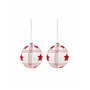 Atosa - 43865 - b/Fen. Boule 8cm Verre Blanc 2uds