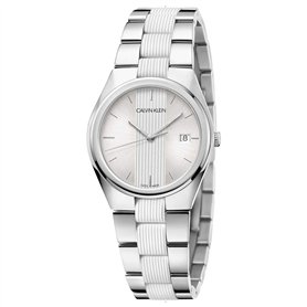 Calvin Klein Quartz Montre avec Bracelet en Acier Inoxydable K9E231K6